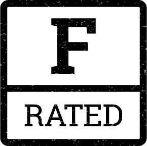The F Rated Logo